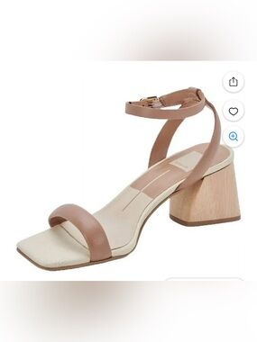 Dolce Vita Modi block heel sandals, size 9, taupe color